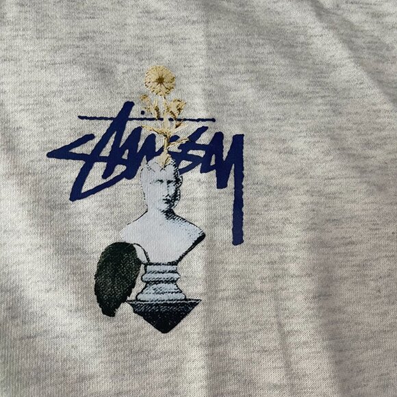 Stussy Psychedelic Hoodie In Gray Size L - Picture 4 of 9